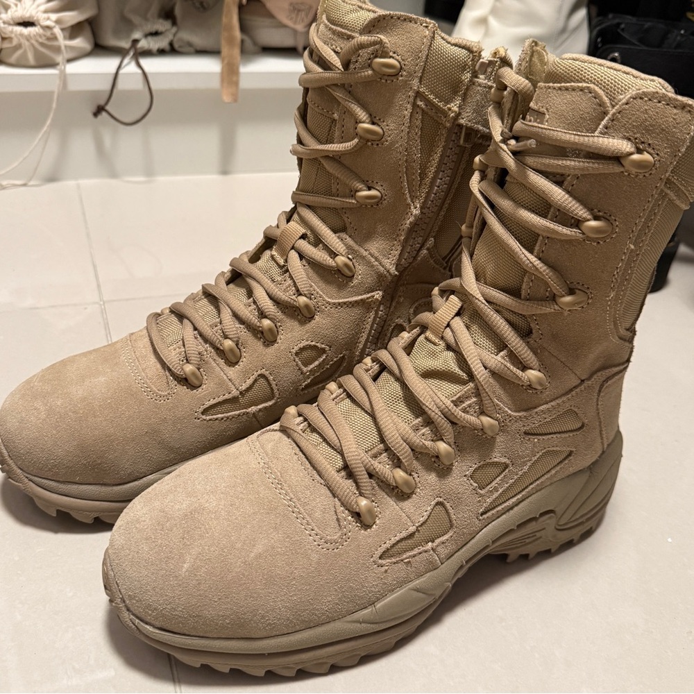 Men's Reebok 8" Rapid Response RB Composite Toe Side-Zip Boots